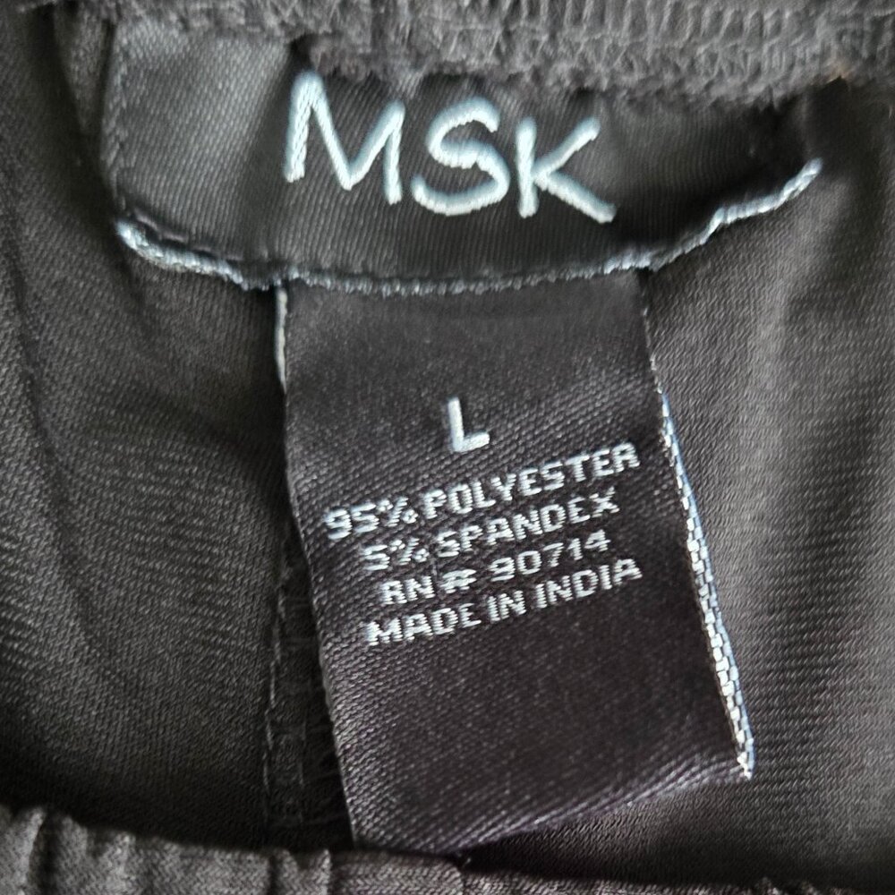 MSK Rhinestone Side-Slit Pants L - Picture 6 of 6